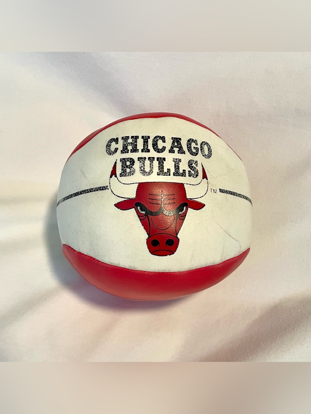 VINTAGE Hutch Sporting Goods~90s -Chicago Bulls Mini-Basketball-Plush-Polyester